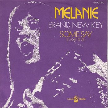 VINYLSINGLE * MELANIE * BRAND NEW KEY * FRANCE 7