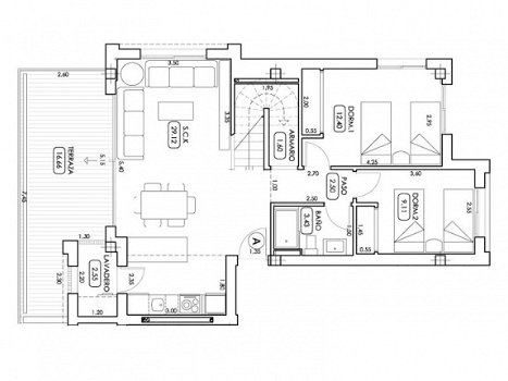 A266 Nieuwbouw penthouse te koop in Villamartin - 3