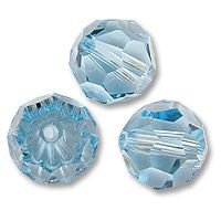 Swarovski 5000 Aquamarine 8mm Per Stuk - 1