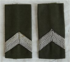 Rang Onderscheiding, Gevechtstenue, Korporaal Cavalerie, Koninklijke Landmacht, jaren'70/'80.(Nr.1)