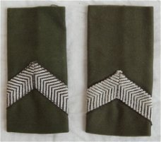 Rang Onderscheiding, Gevechtstenue, Korporaal Cavalerie, Koninklijke Landmacht, jaren'70/'80.(Nr.4)