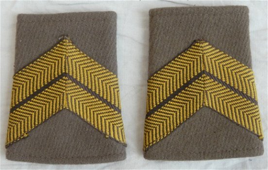 Rang Onderscheiding, Winterjas, Korporaal 1e Klasse, Koninklijke Landmacht, jaren'70/'80.(Nr.1) - 1