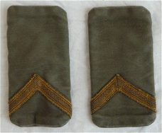 Rang Onderscheiding, Gevechtstenue, Sergeant, Koninklijke Landmacht, jaren'70/'80.(Nr.2)