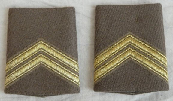 Rang Onderscheiding, Winterjas, Sergeant Majoor, Koninklijke Landmacht, jaren'70/'80.(Nr.1) - 1