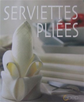 Serviettes pliees, Frans boek, - 1