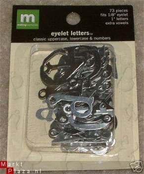MAKING MEMORIES eyelet letters classic - 1