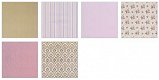 Adhesive Fabric Paper Pink Floral 12 Inch Paper Pad van DCWV - 2 - Thumbnail