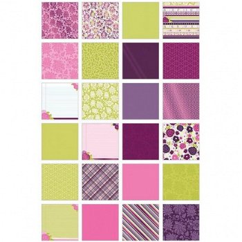 NIEUW DCWV Cherry Limeade 12X12 Inch Paper Pad 48 vel - 2