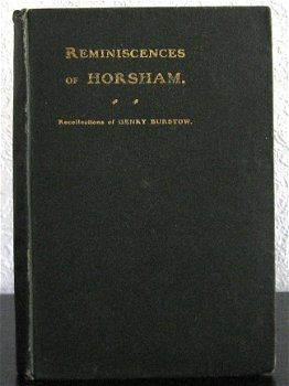 Reminiscences of Horsham 1911 Burstow Bellringer - 1