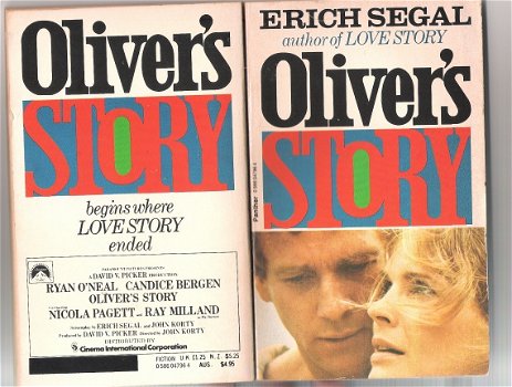 Oliver's Story by Erich Segal (Love Story) - 1