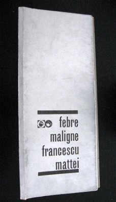 Francescu Mattei PB Febre Maligne 1971 zeldzaam Poëzie