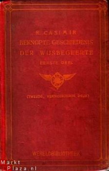 Beknopte geschiedenis der wijsbegeerte. Deel 1 - 1