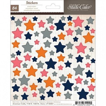 NIEUW Cardstock Stickers Atlantico Stars van Studio Calico voor o.a. Project Life - 1