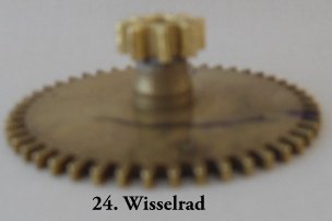 24. Wisselrad Fries uurwerk - 2