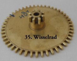 35. Wisselrad Fries uurwerk - 2