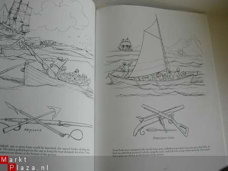 Dover Coloringboek The story of Whaling Peter F Copeland - 1