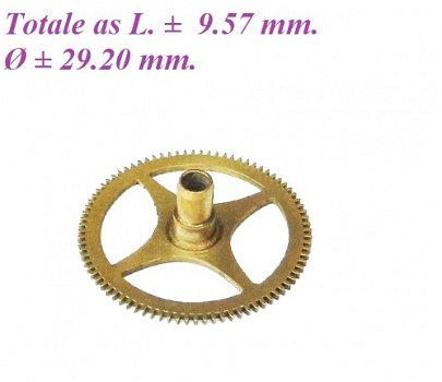 === Uurrad Franse pendule / regulateur = oud === 24430 - 1