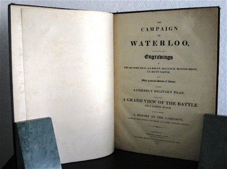 The Campaign of Waterloo 1816 Bowyer 1e druk Napoleon - 2