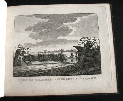 Batterijen rondom Amsterdam in 1787 Set v 14 etsen/gravures - 4