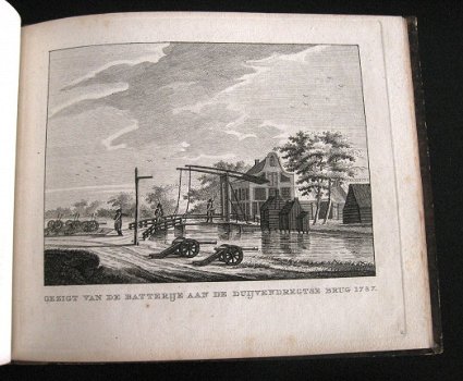 Batterijen rondom Amsterdam in 1787 Set v 14 etsen/gravures - 5