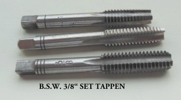 B.S.W. SET TAPPEN 3/8” - 1