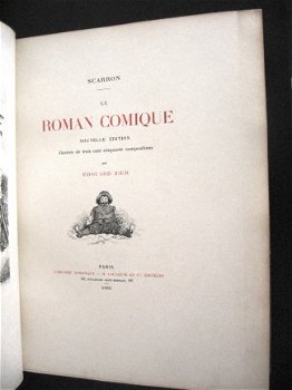 Le Roman Comique 1888 Scarron nr 46/60 Zier (ill.) Uniek ex. - 5