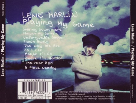 CD Lene Marlin ‎– Playing My Game - 2