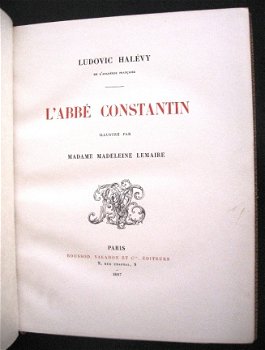 L'Abbé Constantin 1887 Lemaire-Halevy Fraaie Marokijn band - 3