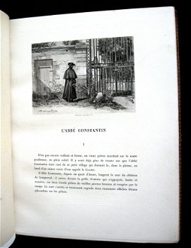 L'Abbé Constantin 1887 Lemaire-Halevy Fraaie Marokijn band - 4