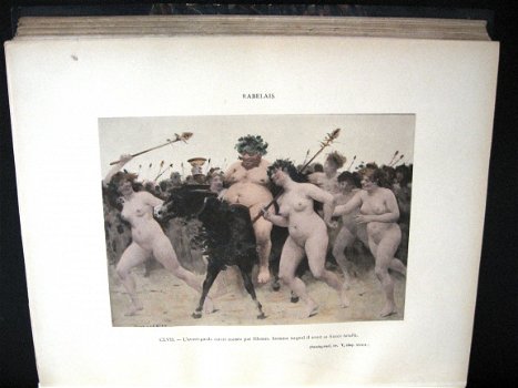 Rabelais et l'oeuvre de Jules Garnier 1897-99 Fraaie Set - 8