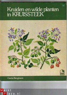 Gerda Bengtsson Kruiden en Wilden planten in Kruissteek