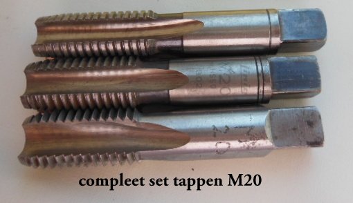 compleet set tappen M20 - 1