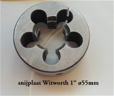 snijplaat Witworth 1"ø55mm