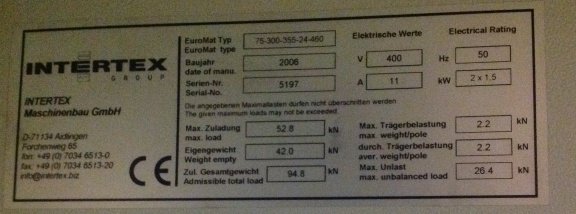 VERKOCHT - Paternoster systeem Denocard Intertex (Germany) - 3