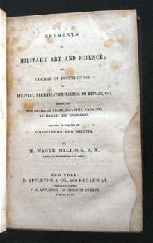 Elements of Military Art & Science 1846 Halleck - 2