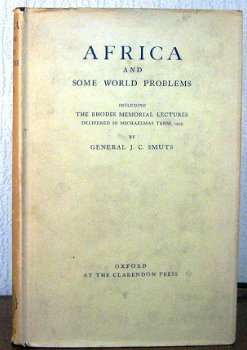 Africa and some world problems 1930 Smuts Afrika - 1