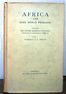 Africa and some world problems 1930 Smuts Afrika