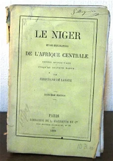 Le Niger & Explorations de l'Afrique Centrale 1860 Lanoye