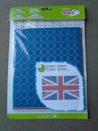 Maak je eigen muurdecoratie - Engelse Vlag - nr. 1