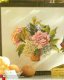 borduurpatroon 2838 schilderij vaas met bloemen (rozen). - 1 - Thumbnail