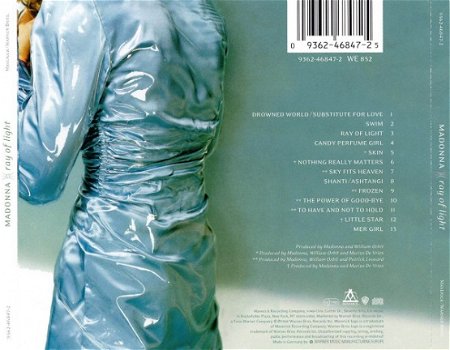 CD Madonna Ray of light - 2