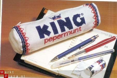 borduurpatron 2852 king pepermunt,tas en etui - 1