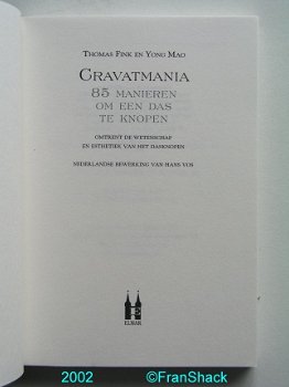 [2002] Cravatmania - 85 manieren om een das te knopen, Fink e.a., Elmar - 3