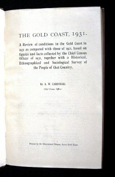 The Gold Coast 1931 Cardinall Afrika Goudkust - 4
