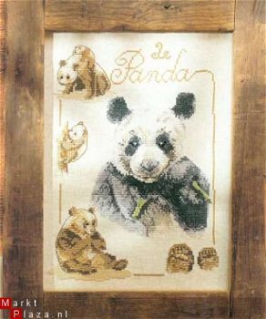 borduurpatroon 2858 pandabeer - 1