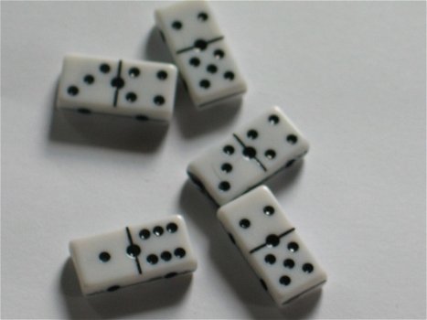 5 domino stenen - 1