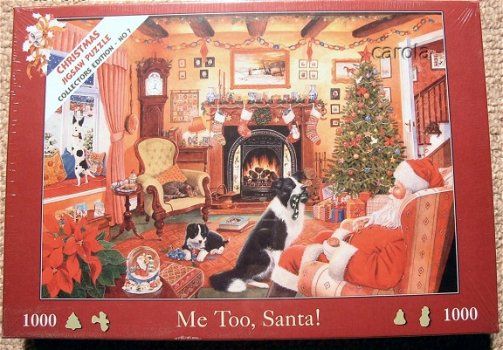 House of Puzzles - Me Too Santa! - 1000 Stukjes Nieuw - 2