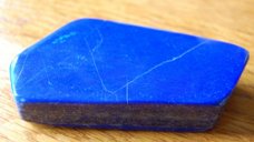 Freeform Lapis Lazuli met Pyriet inclusies 110 * 60 * 23 MM Handgeslepen en gepolijst