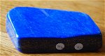 Freeform Lapis Lazuli met Pyriet inclusies 110 * 60 * 23 MM Handgeslepen en gepolijst - 2 - Thumbnail