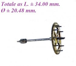 === Pennenrad = Franse pendule = oud === 23126